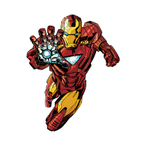 Remera Mural Ironman Vector